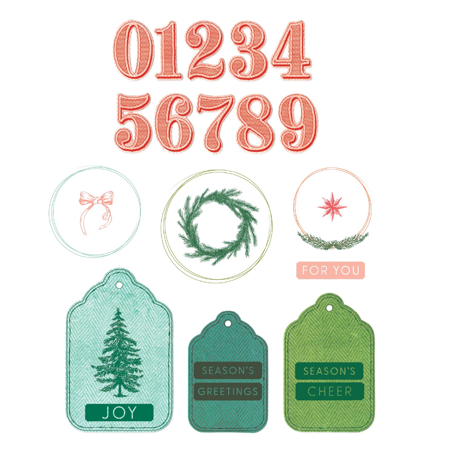 sizzix-framelits-holiday-tags-stempel-stanzen-set-49-and-market image 1