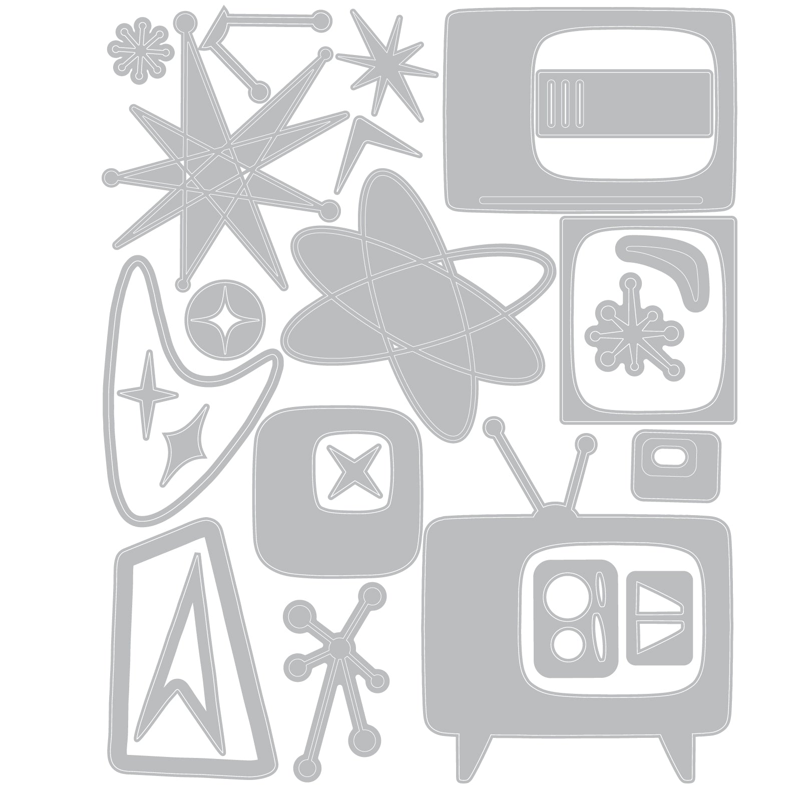 sizzix-thinlits-vault-atomic-retro-stanzschablonen-24tlg-tim-holtz image 2