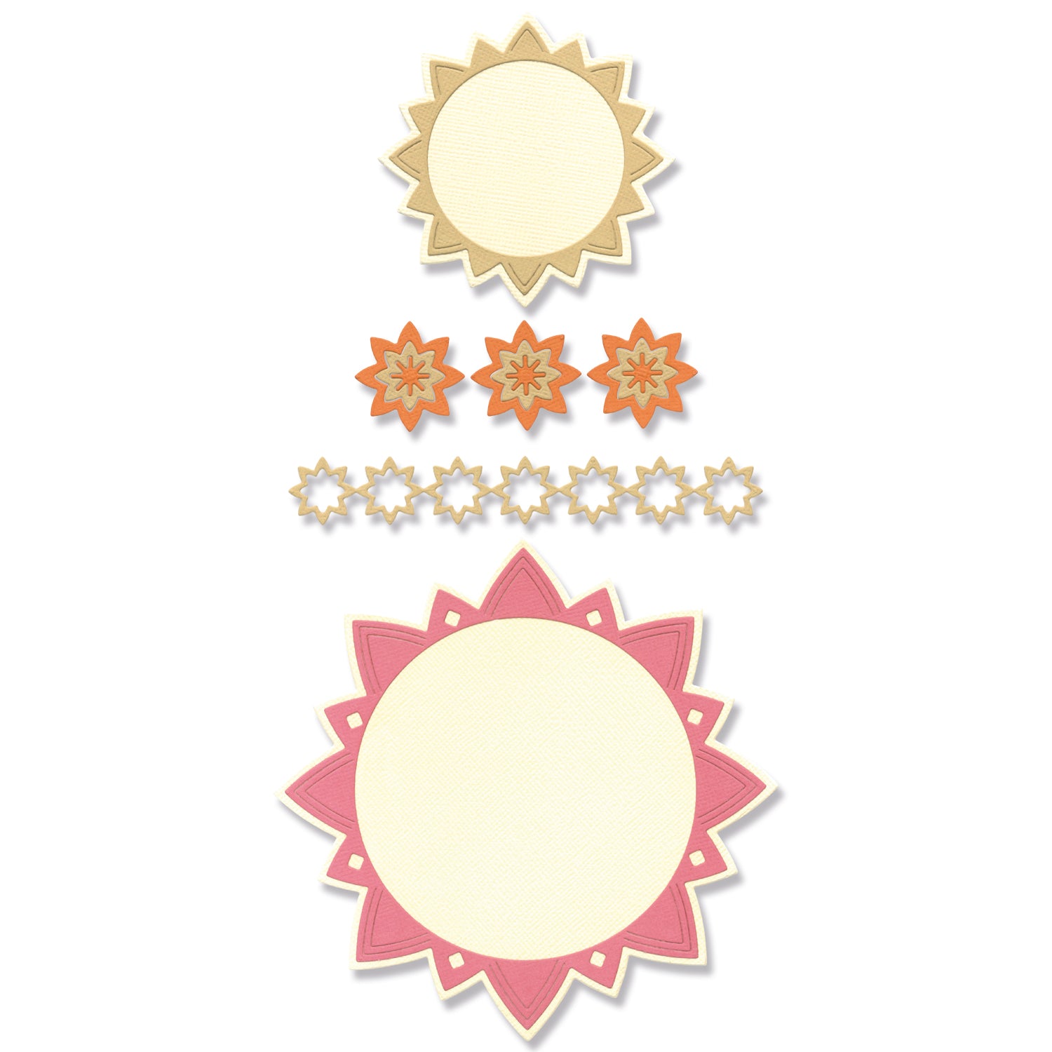 sizzix-thinlits-stanzform-geo-frames-borders-10-tlg image 1