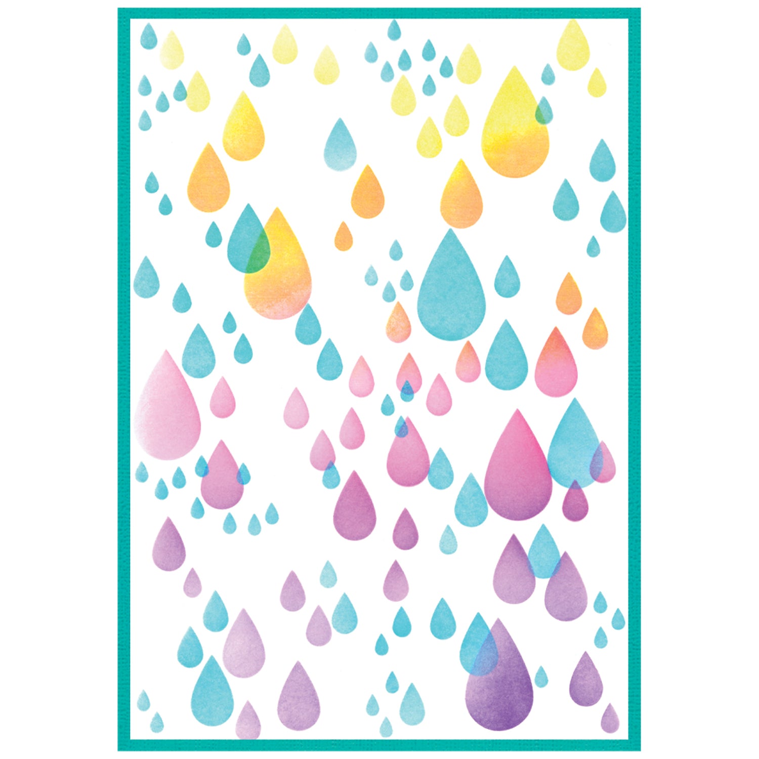 sizzix-drip-drip-drop-stempelset-schablonen-a5-a6 image 2
