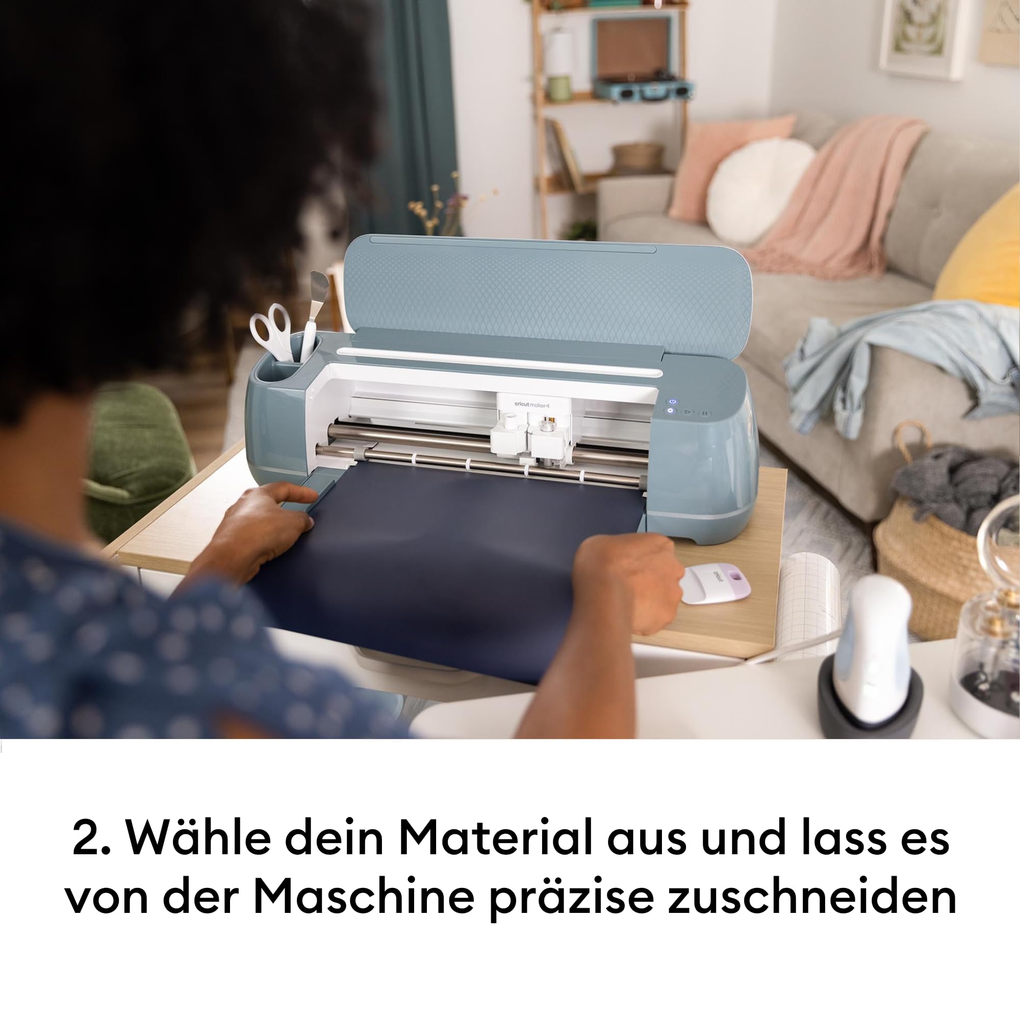 cricut-maker-4-essentials-bundle-schneidemaschine-300-materialien image 5