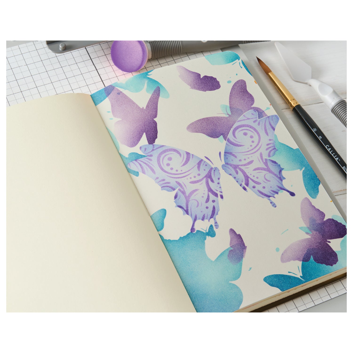 sizzix-studio-butterflies-schablone-4-tlg-schmetterling image 1