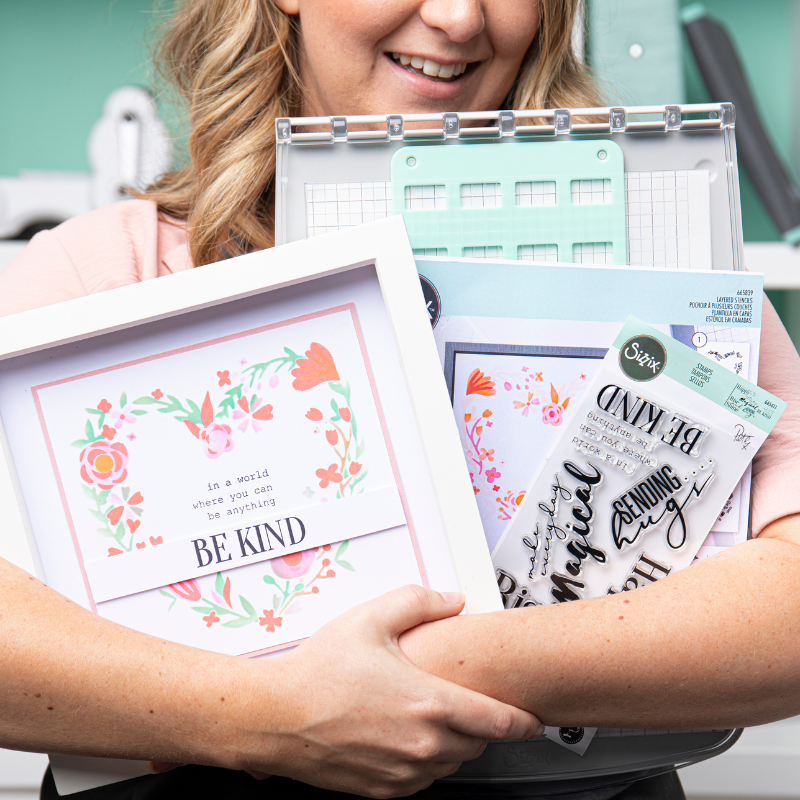 sizzix-layered-stencils-heart-wreath-schablonen-4er-set-herz image 5