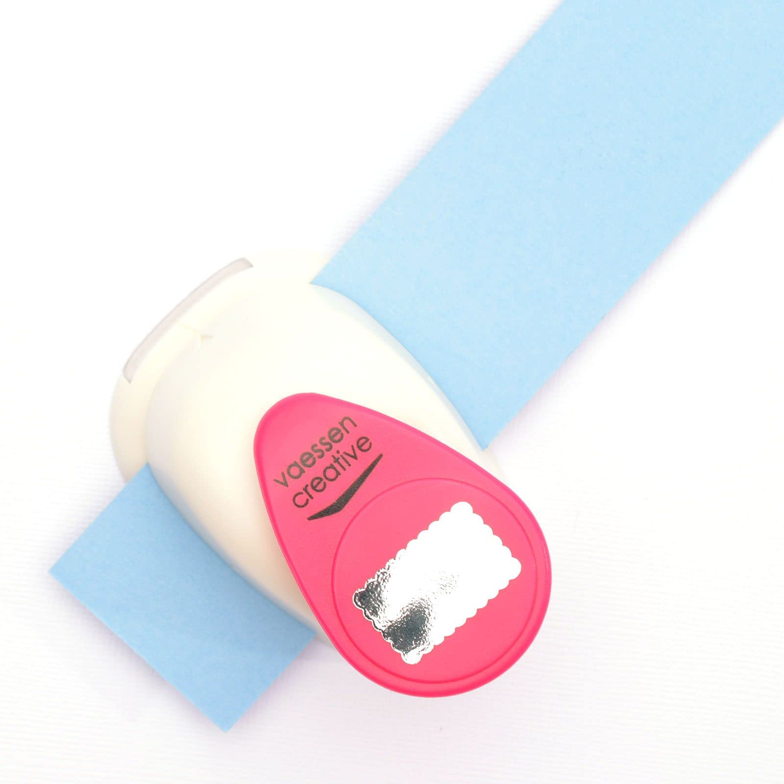 vaessen-creative-cut-easy-motivstanzer-ecken-1-4-x-2-2-cm-wei-rosa image 5