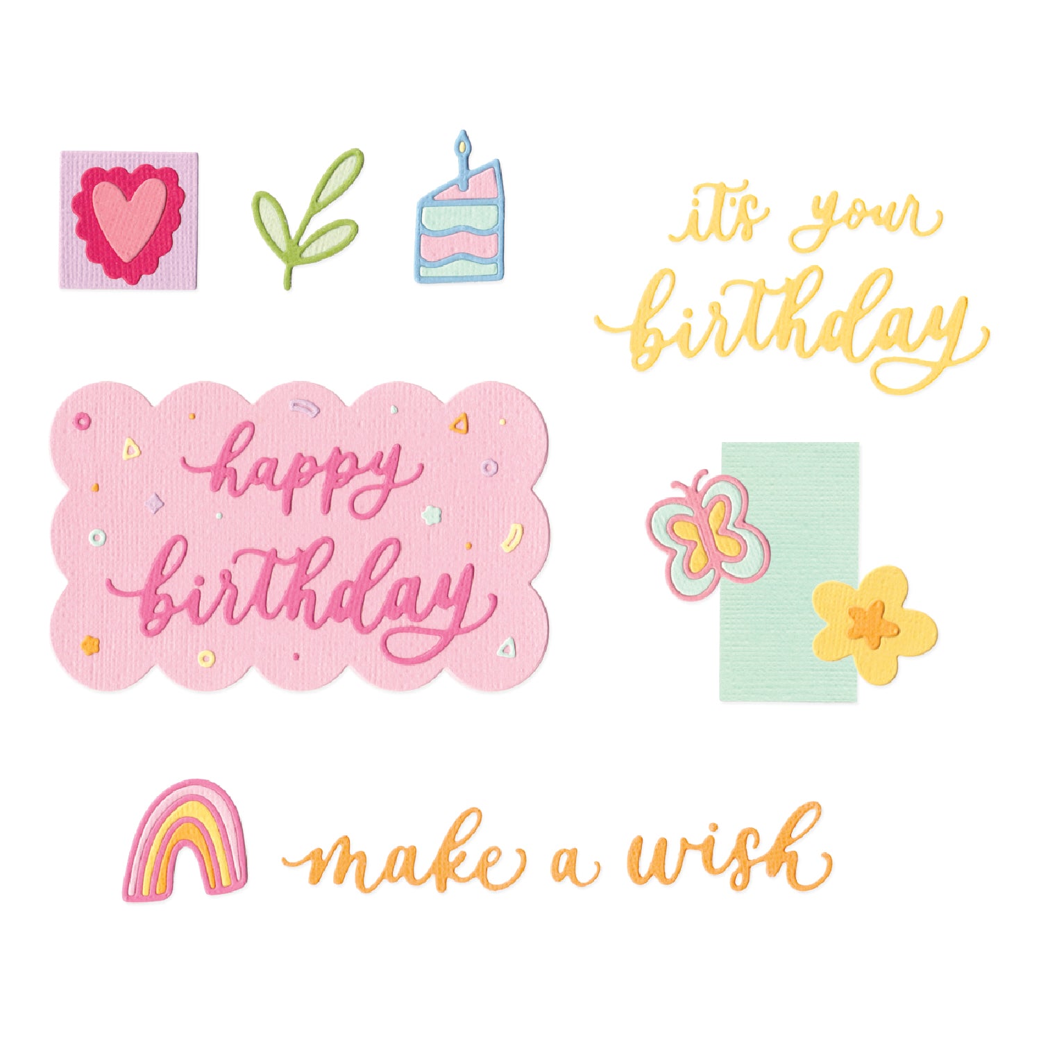 sizzix-thinlits-birthday-doodles-stanze-geburtstag-23tlg image 1