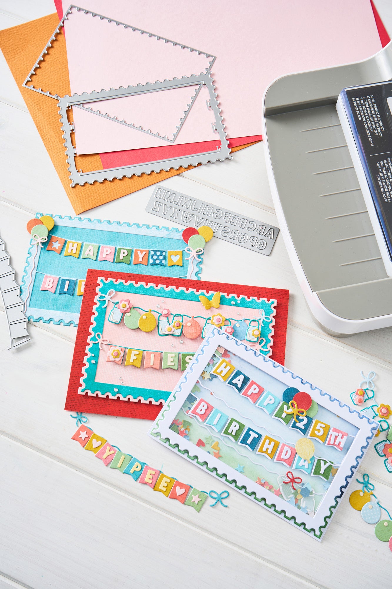 sizzix-thinlits-snap-and-swap-banner-stanzschablonen-20tlg-party image 2