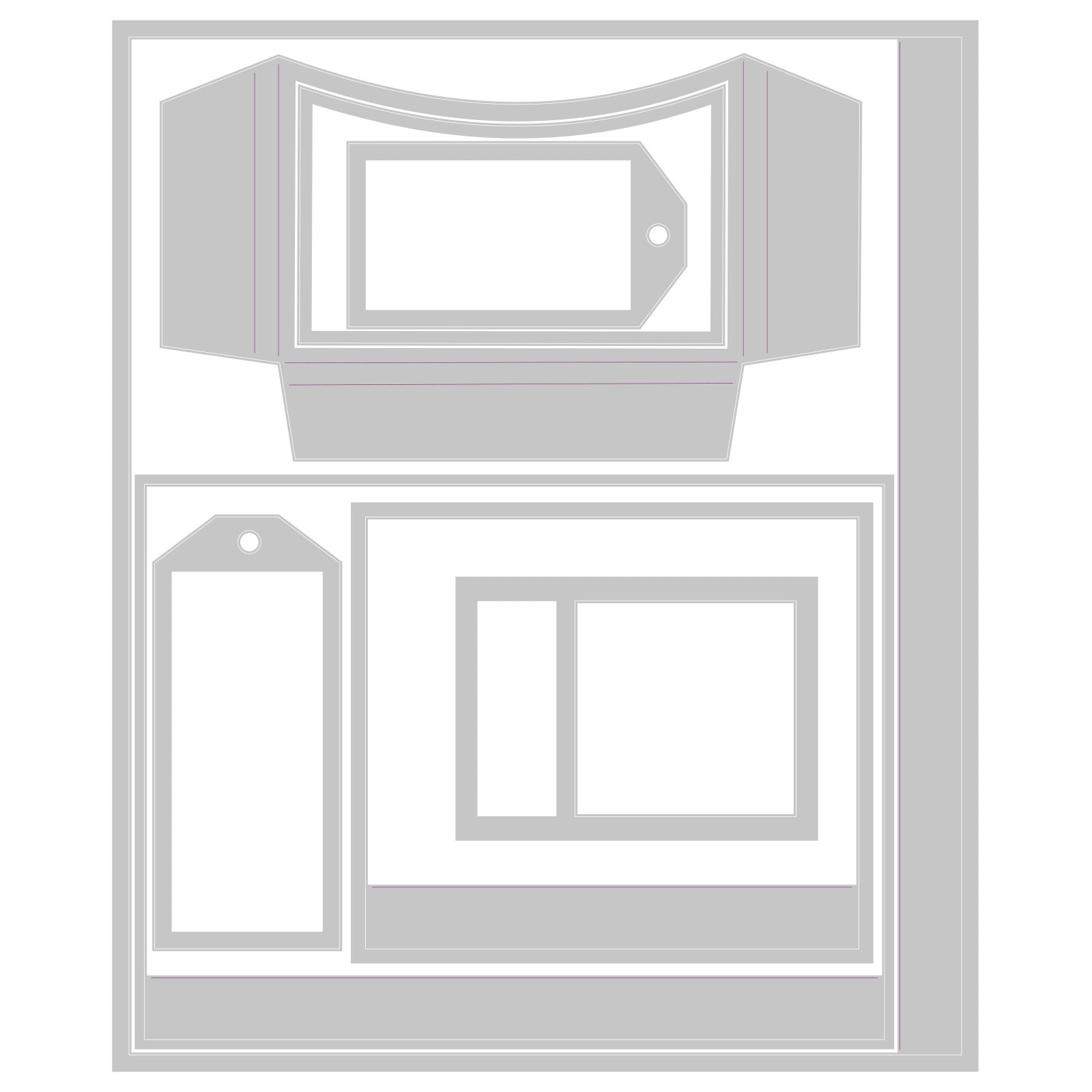 sizzix-thinlits-plus-journal-essential-pages-stanzset-8tlg image 4