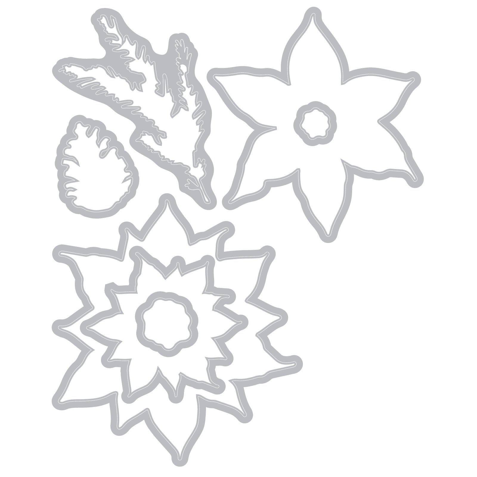 sizzix-framelits-poinsettia-trio-stempel-stanzset image 2