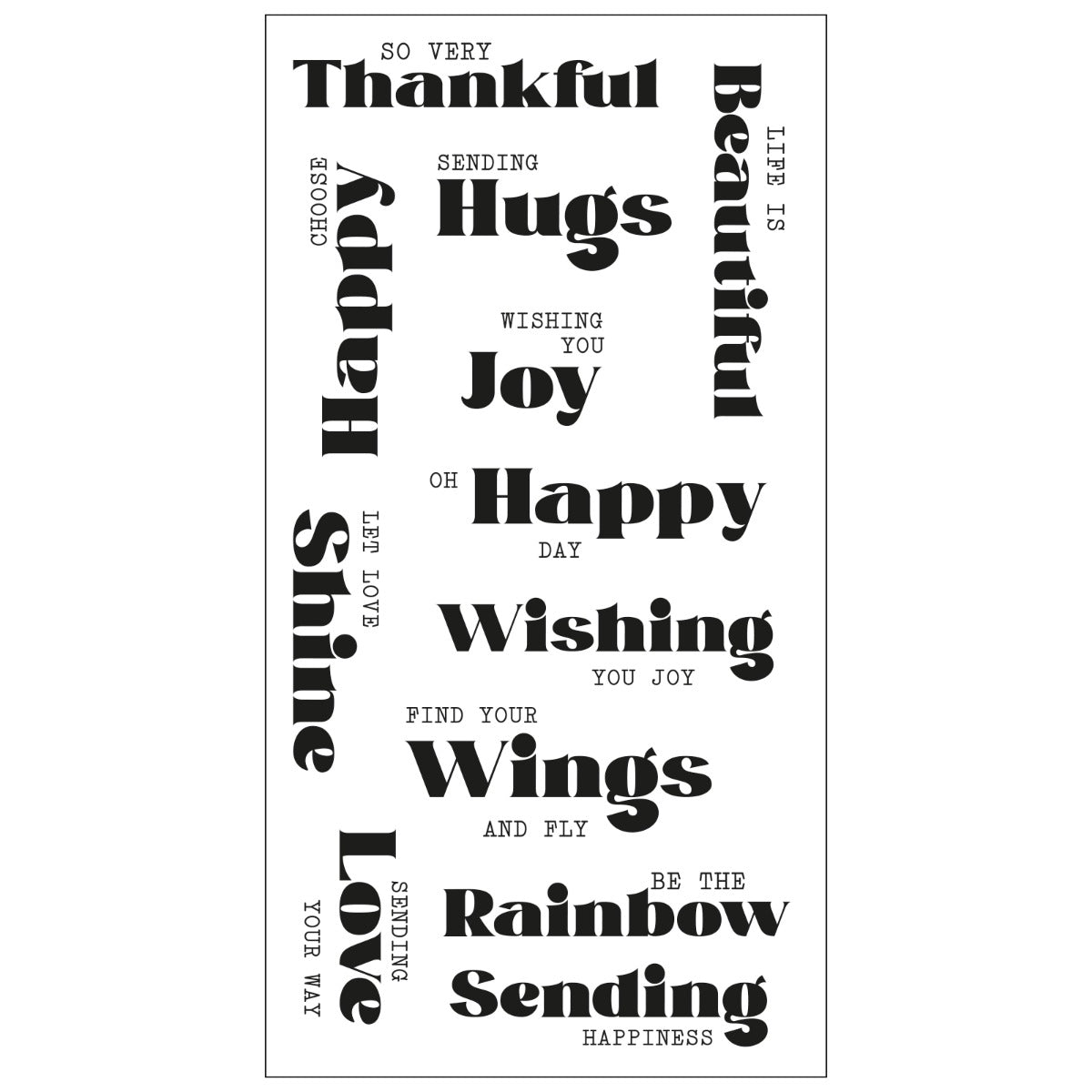 sizzix-clear-stamps-good-vibes-4-stempelset-12tlg-spr-che image 2