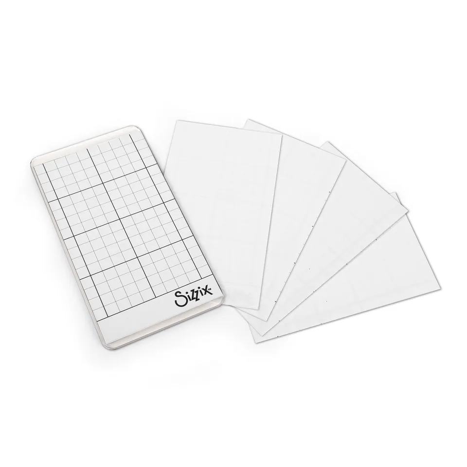 sizzix-sticky-grid-sheets-klebefolie-5er-pack-sidekick image 1