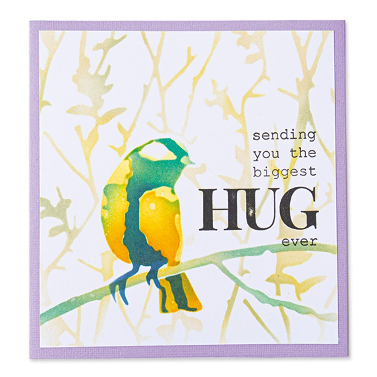 sizzix-layered-stencils-bird-branches-schablonen-4-tlg image 1