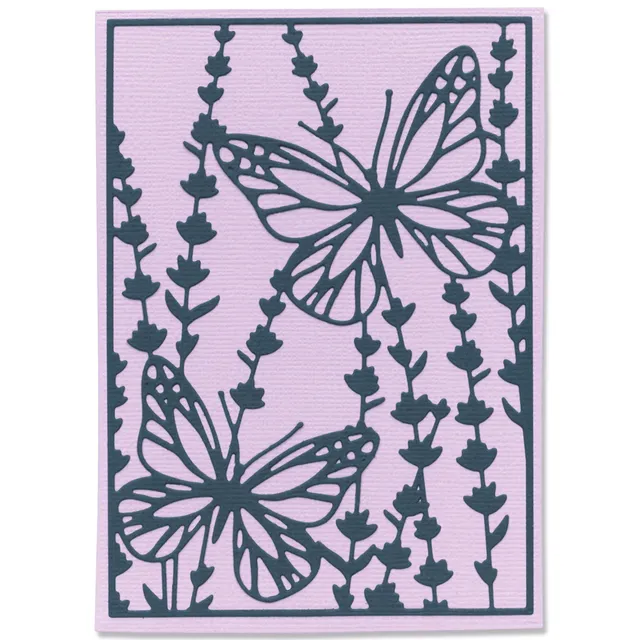 sizzix-thinlits-botanical-card-front-stanzen-2tlg-blumen image 1