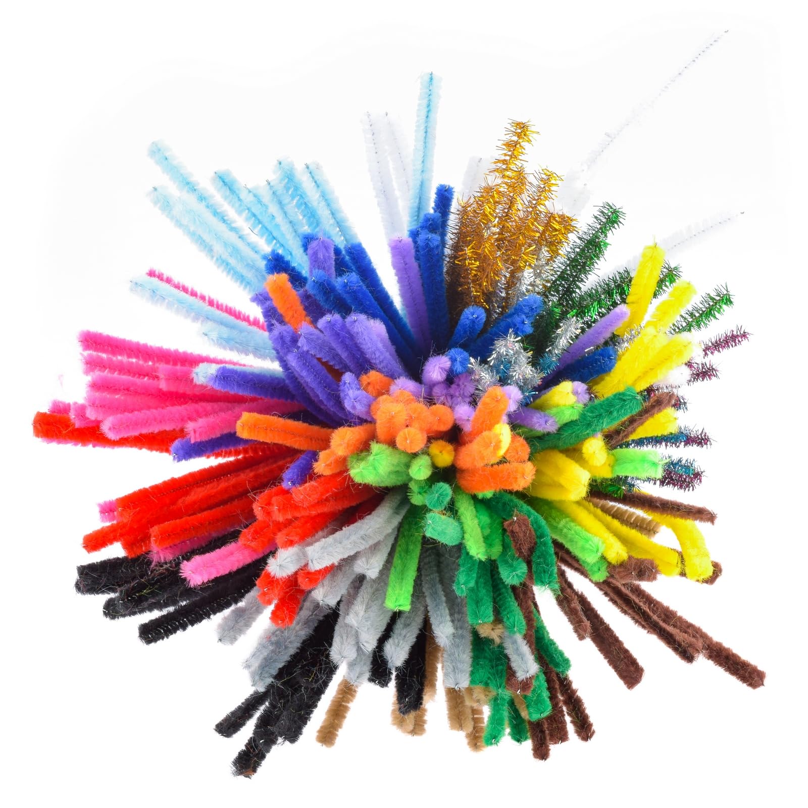 vaessen-florence-pfeifenputzer-bunt-30cm-300-st-ck-glitzer image 2