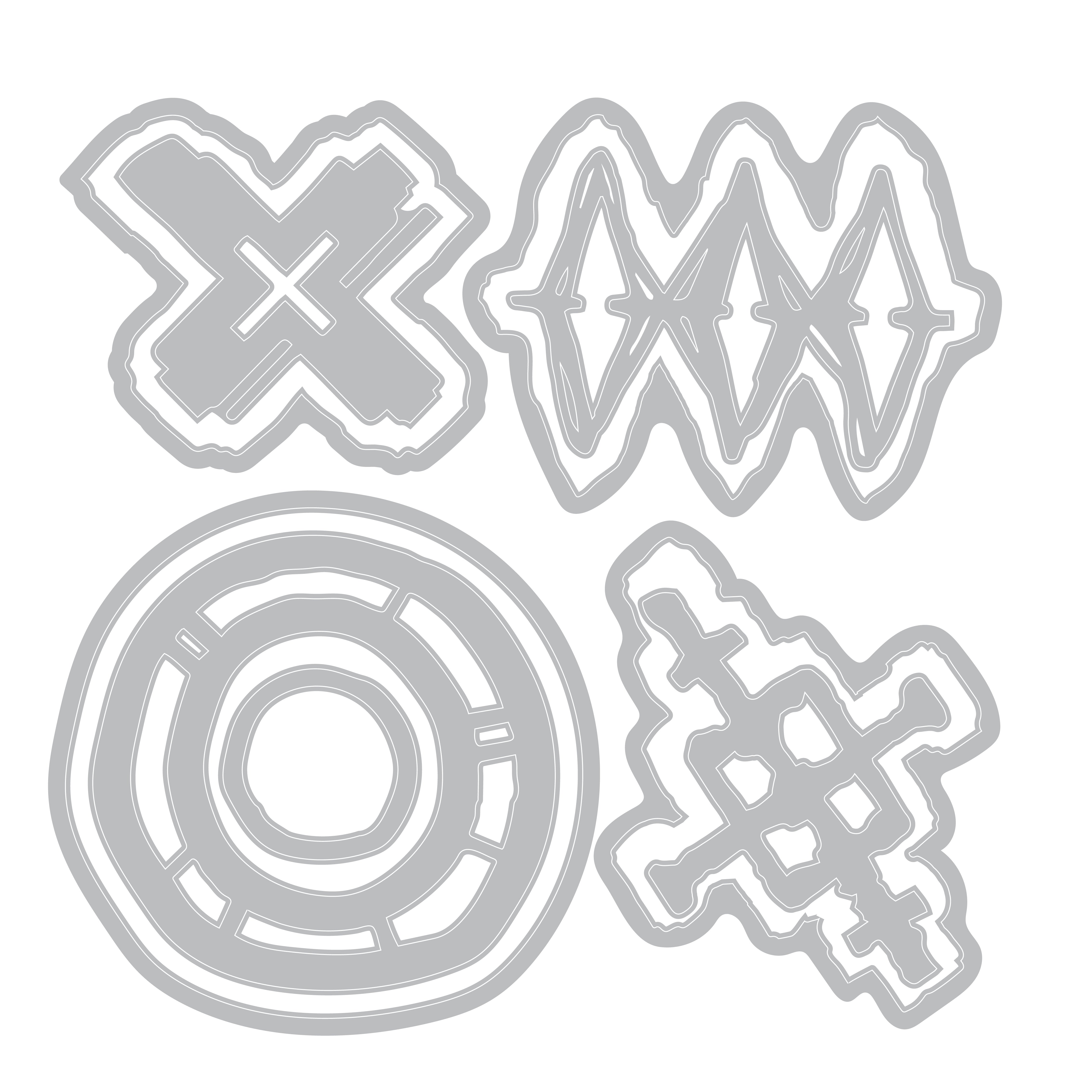 sizzix-thinlits-roundabouts-stanzschablonen-9-tlg-abstrakt image 2
