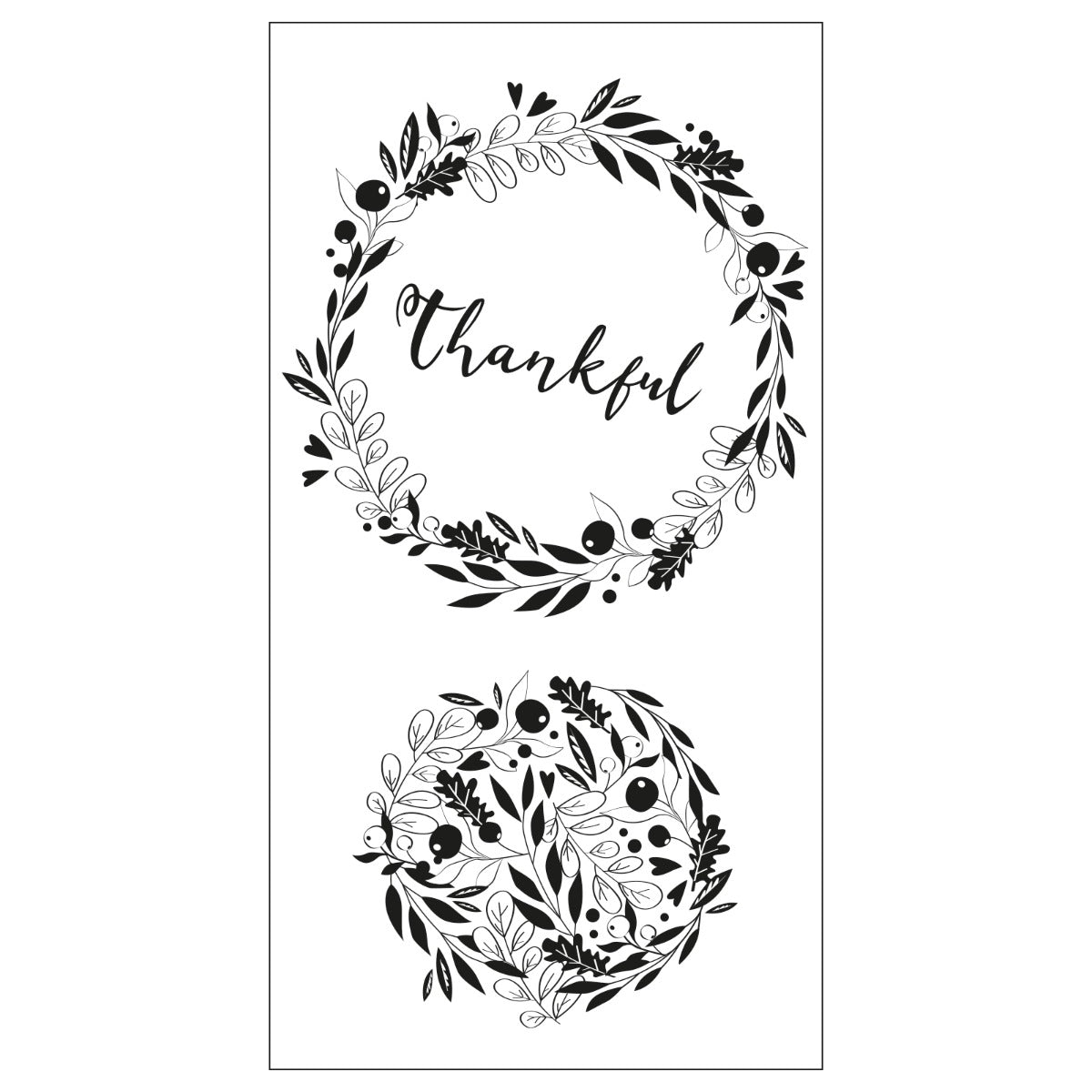 sizzix-clear-stamps-autumn-wreath-stempelset-3-teilig-herbst image 3