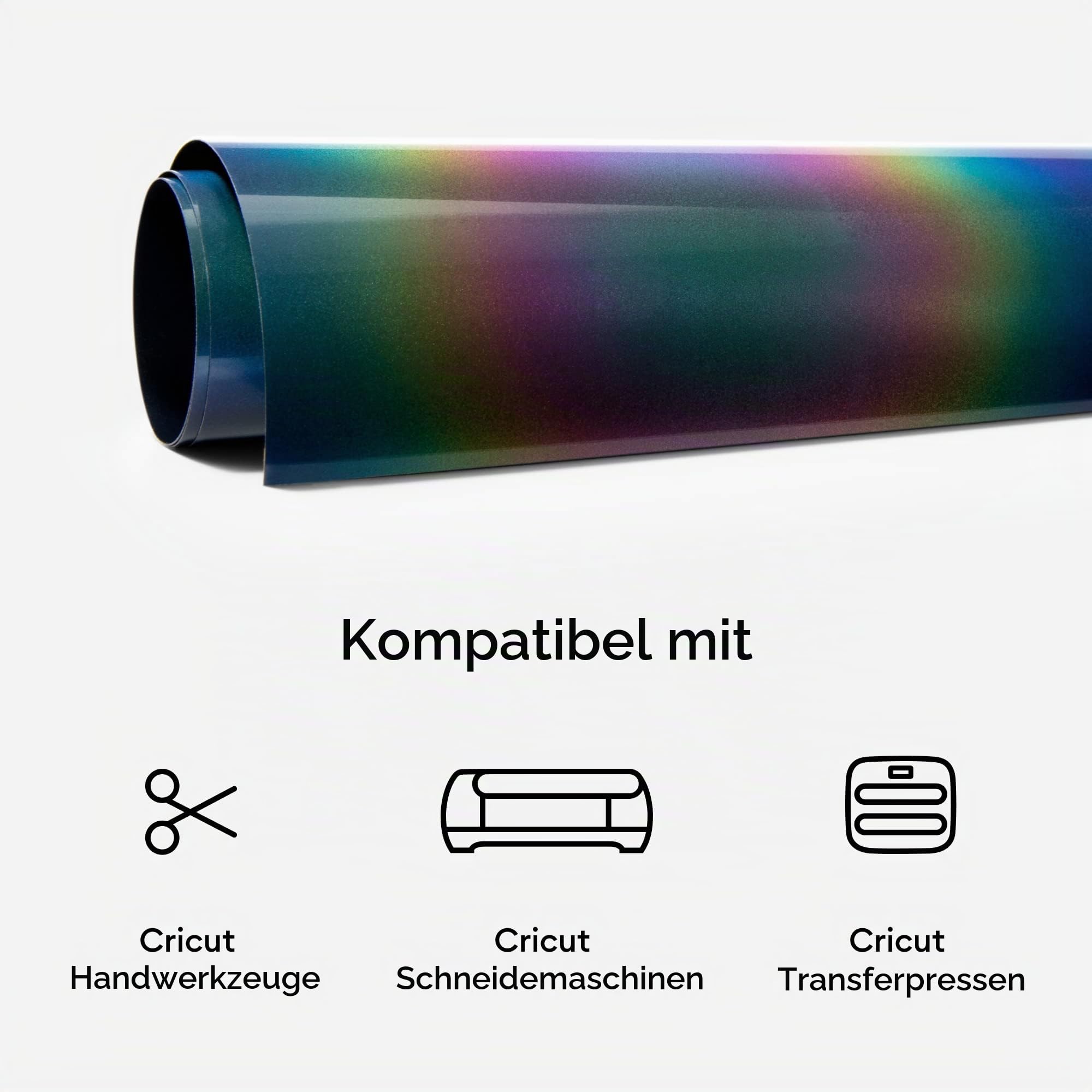 cricut-maker-iron-on-folie-regenbogen-30-5x48cm-reflektierend image 7