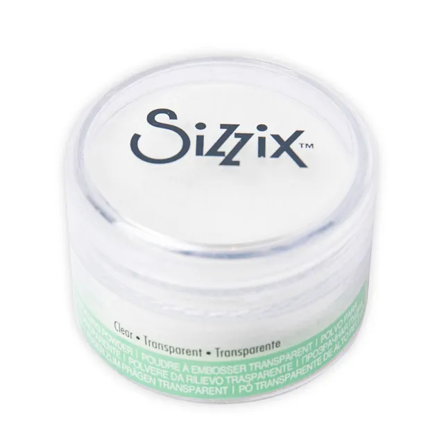 sizzix-effectz-embossing-powder-clear-embossingpulver-12g image 1