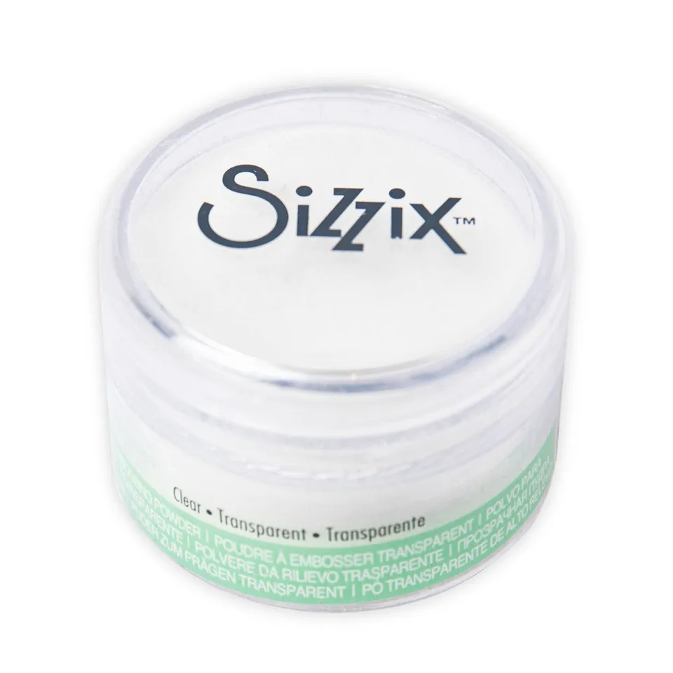 sizzix-effectz-embossing-powder-clear-embossingpulver-12g image 1