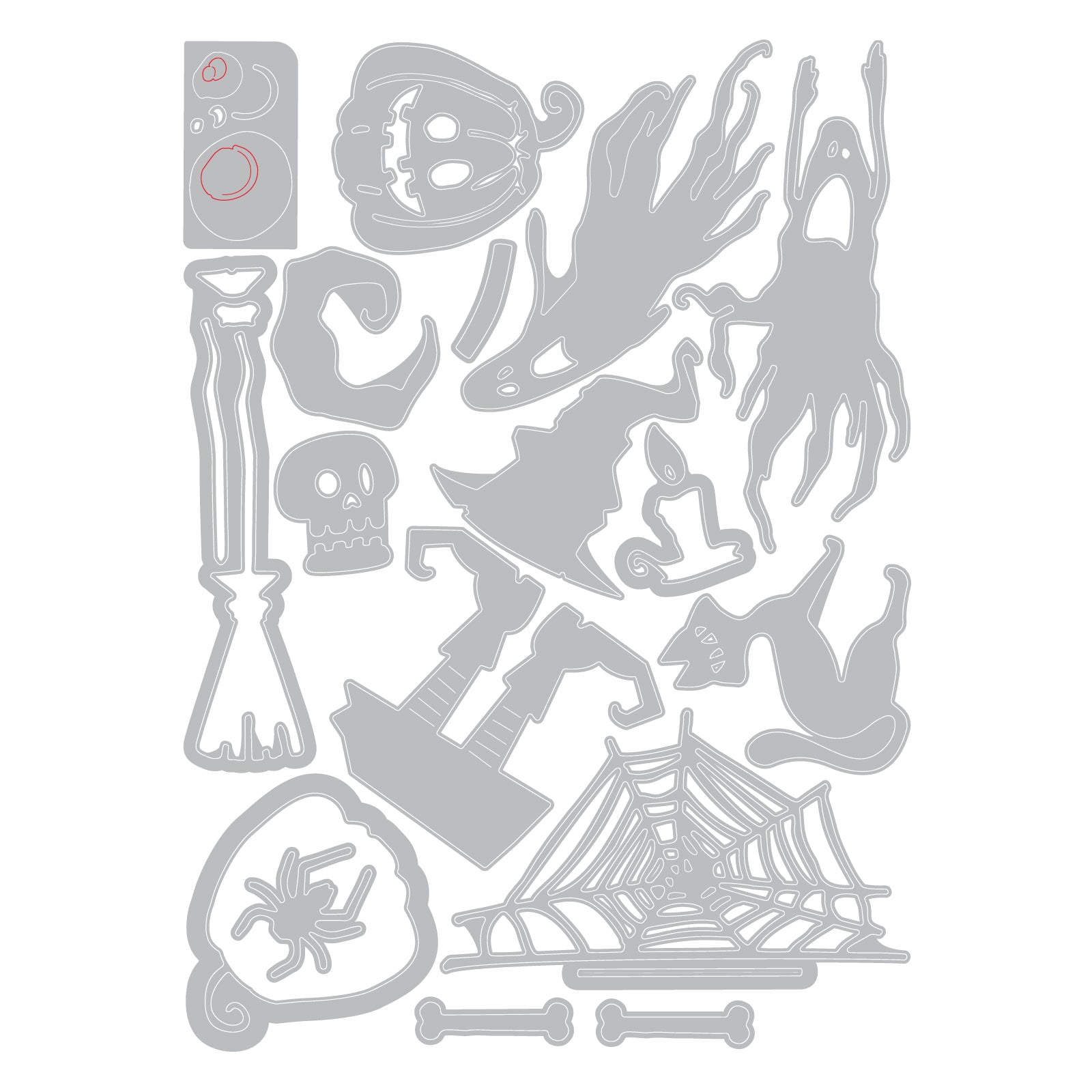 sizzix-thinlits-frightful-things-stanzschablonen-17-tlg image 3