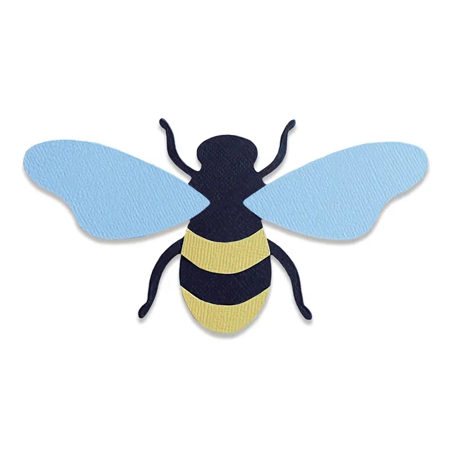 sizzix-bigz-stanzform-queen-bee-biene-stahlschablone image 1