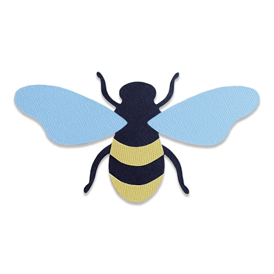 sizzix-bigz-stanzform-queen-bee-biene-stahlschablone image 1