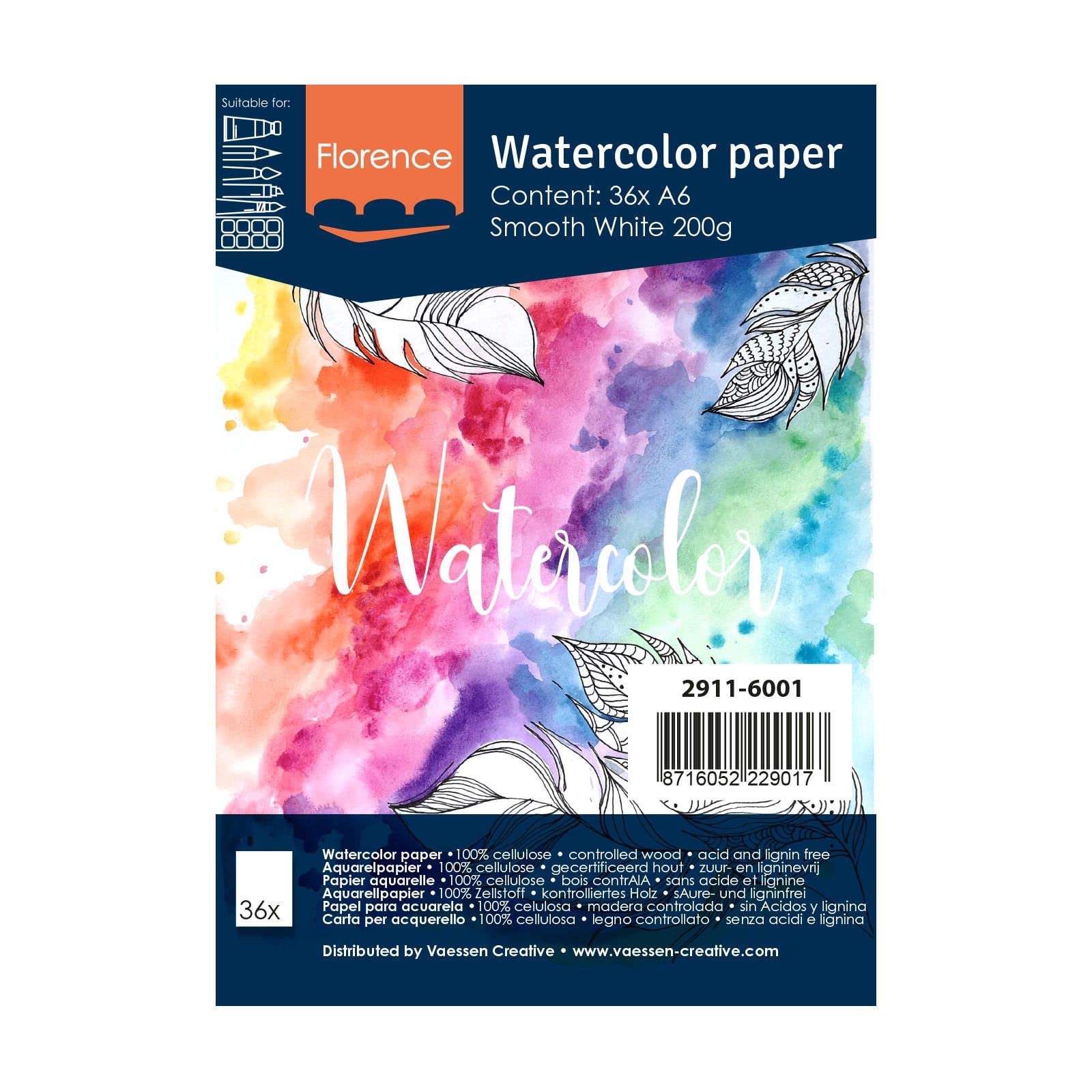 vaessen-creative-florence-aquarellpapier-a5-24-blatt-200-g-glatt image 5