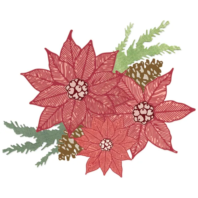 sizzix-framelits-poinsettia-trio-stempel-stanzset image 1