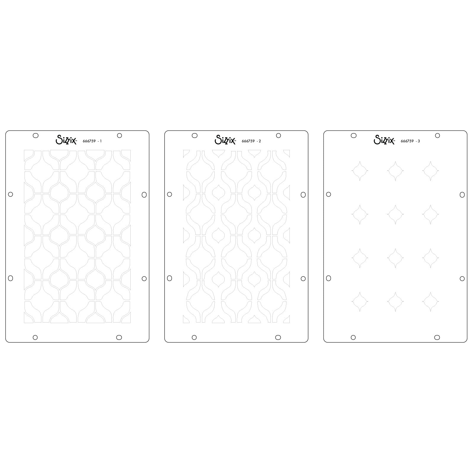 sizzix-studio-retro-stempel-schablonen-set-15-3tlg-hollins image 6