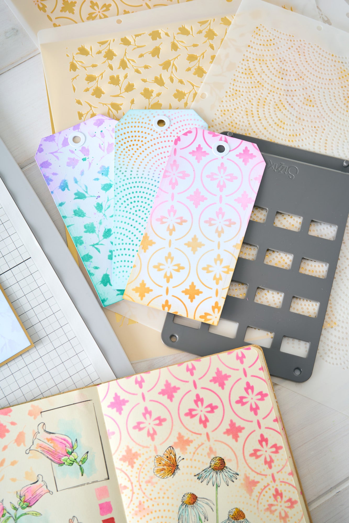 sizzix-studio-registration-press-starter-kit-stempelhilfe-stencils image 4