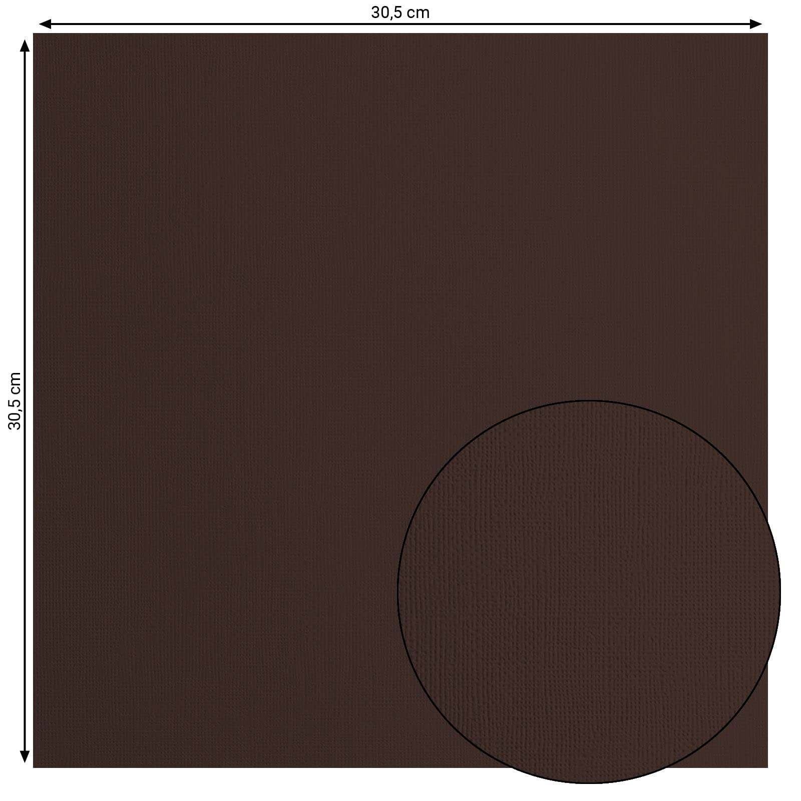 vaessen-florence-cardstock-papier-braun-30-5x30cm-20-blatt image 2