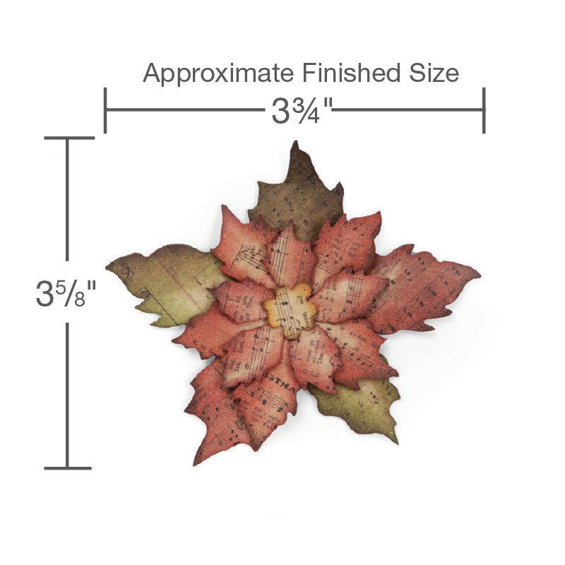 sizzix-bigz-tattered-poinsettia-stanzschablone-weihnachtsstern image 2