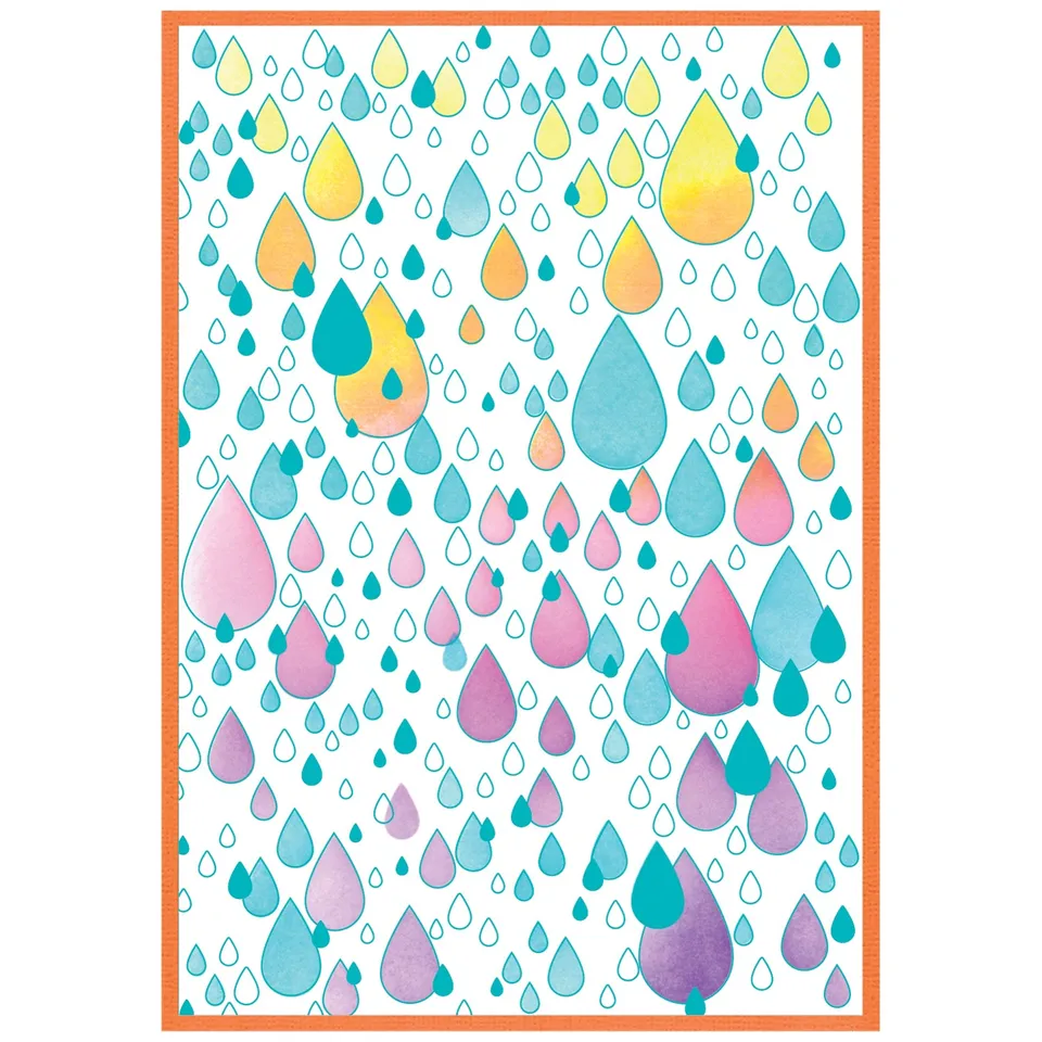sizzix-drip-drip-drop-stempelset-schablonen-a5-a6 image 1