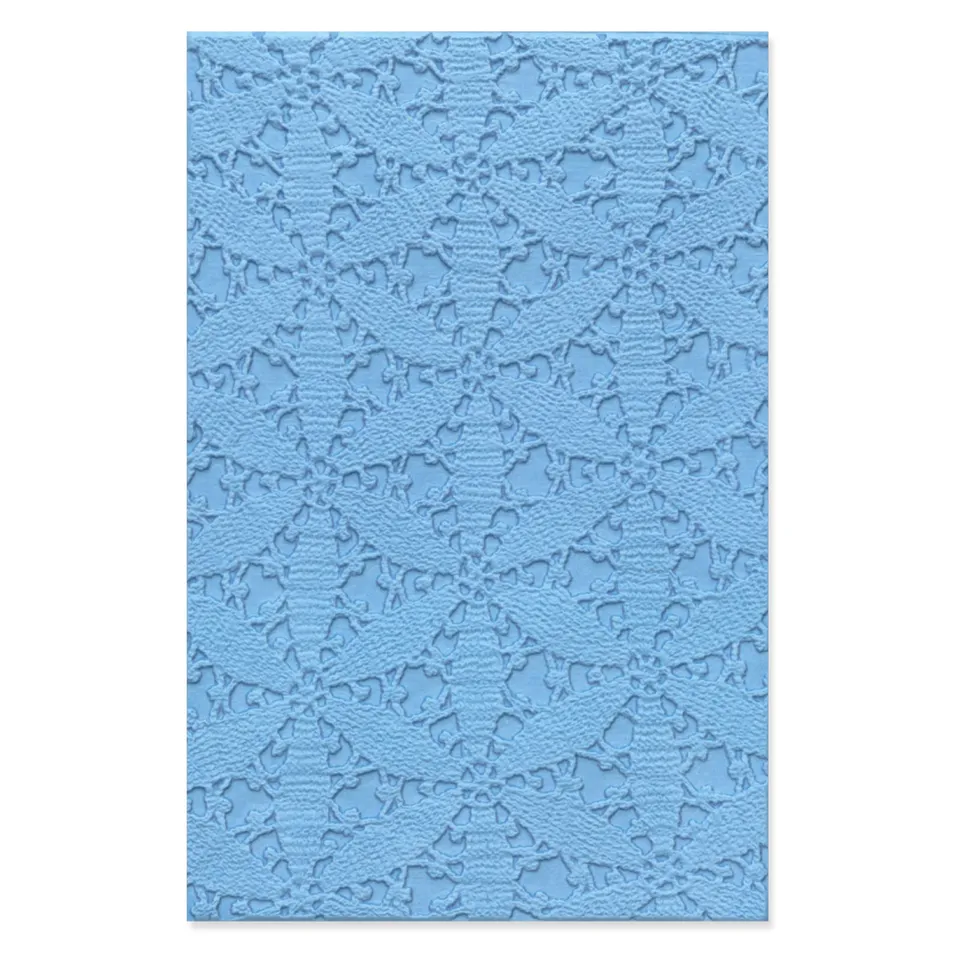 sizzix-3-d-textured-impressions-pr-gefolder-tablecloth-spitze image 1