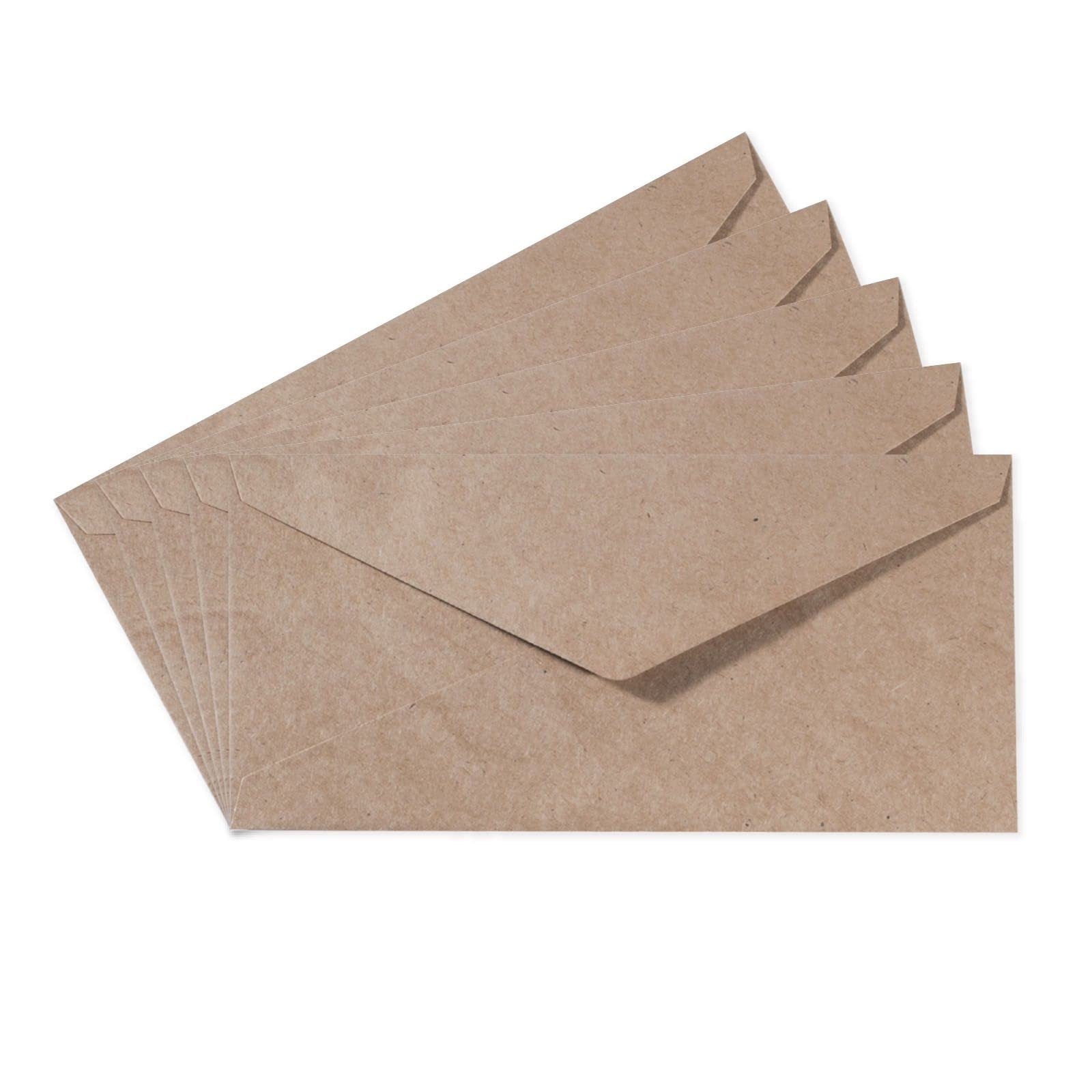 vaessen-florence-briefumschl-ge-din-lang-kraft-braun-5-st-ck image 3