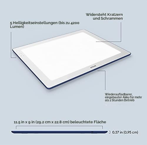 cricut-brightpad-go-led-lichtbox-indigo-4200-lux-kabellos image 7