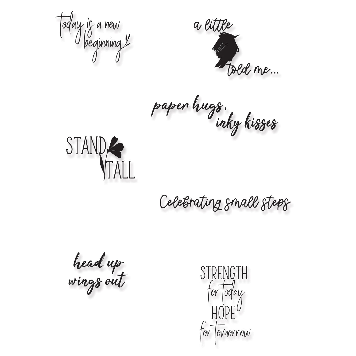 sizzix-clear-stamps-wings-out-stempelset-7er-olivia-rose image 1