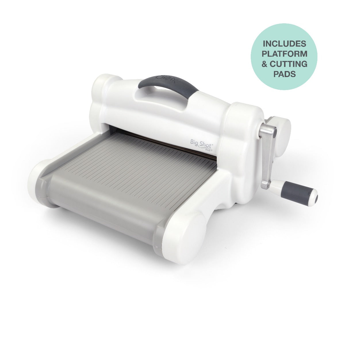 sizzix-big-shot-plus-stanzmaschine-wei-grau-a4-maschine image 1