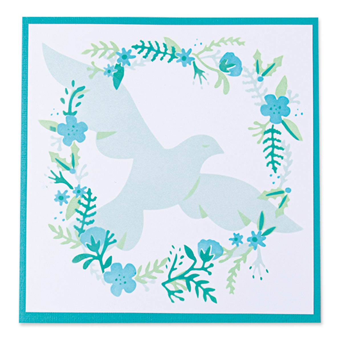 sizzix-layered-stencils-dove-taube-4-tlg-schablonen-set image 1