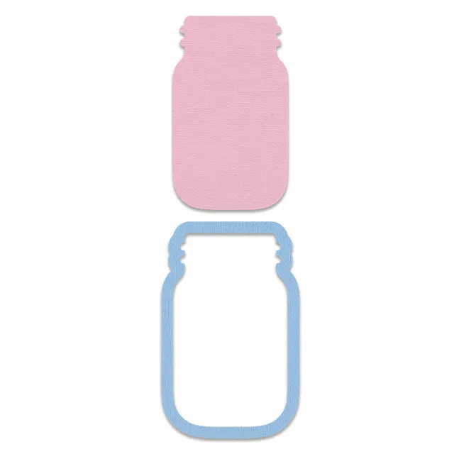 sizzix-framelits-jar-stanzschablonen-2-tlg-glas image 1