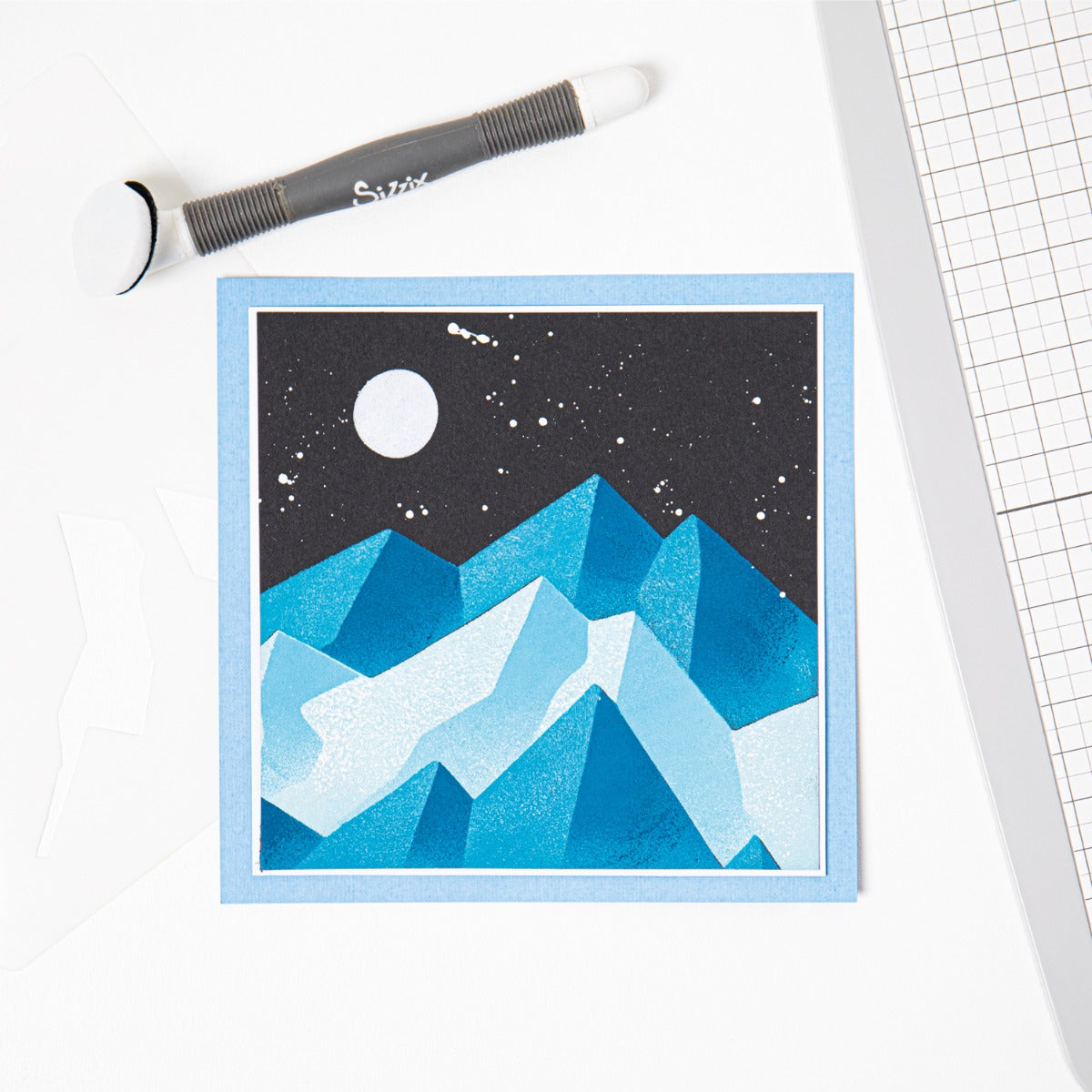 sizzix-layered-mountain-scene-schablonen-4tlg image 2