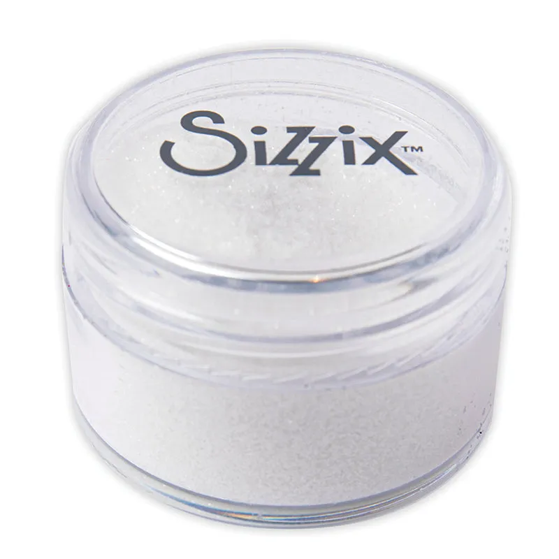 sizzix-effectz-fine-glitter-bastelglitzer-wei-12g-plastikfrei image 1