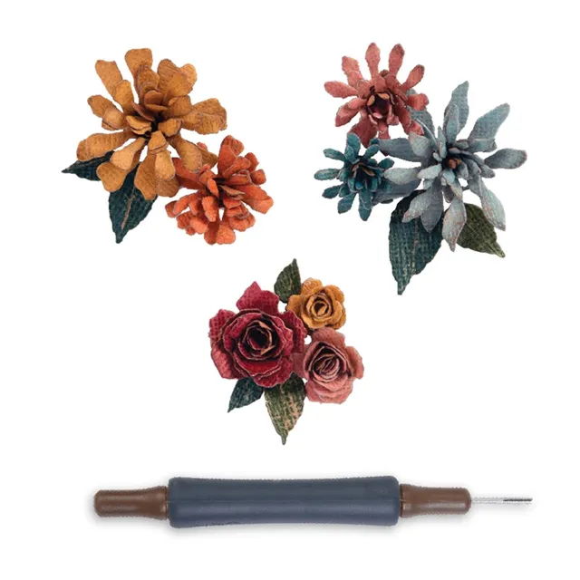 sizzix-thinlits-stanzschablonen-tiny-tattered-florals-15tlg-blumen image 1