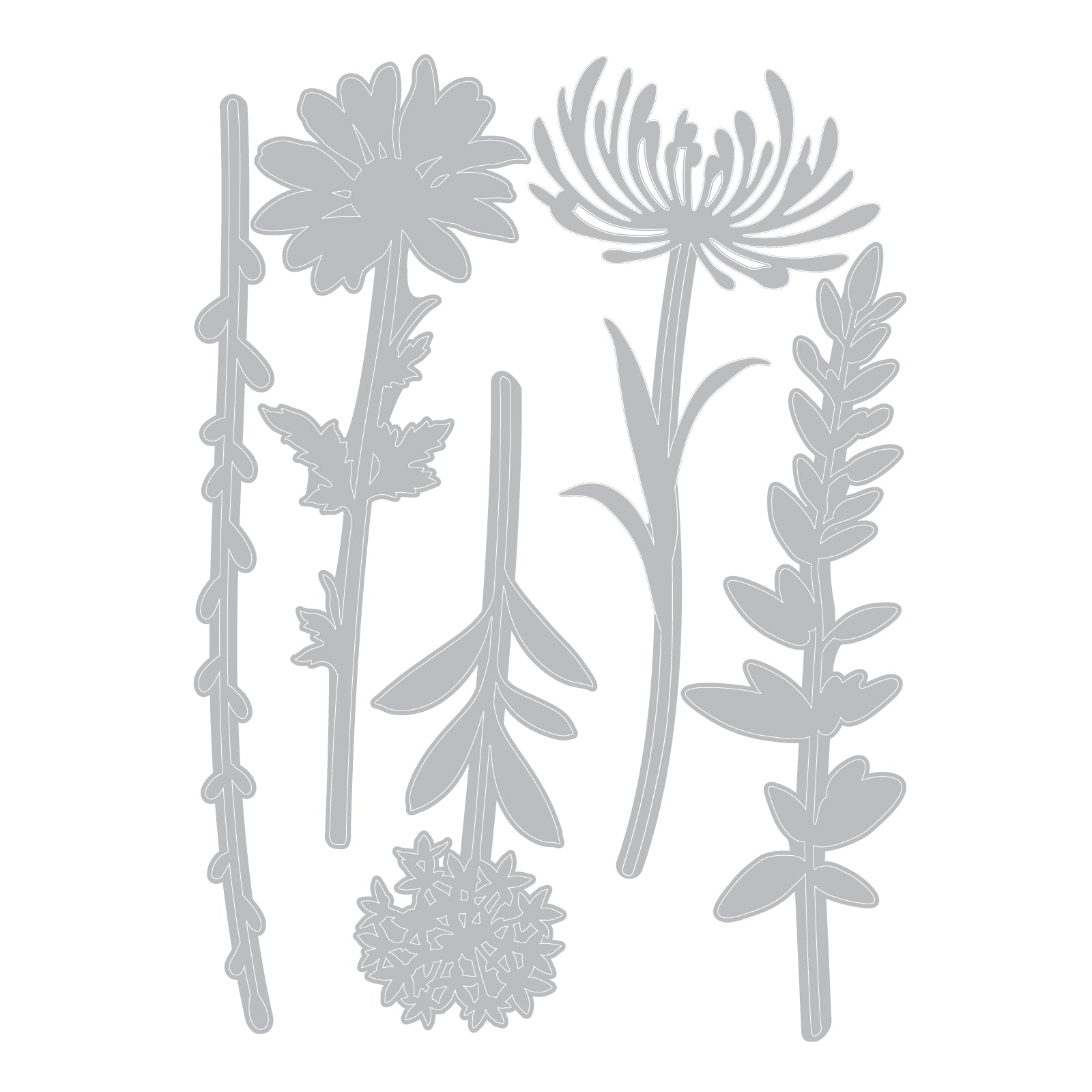 sizzix-thinlits-wildflower-stems-1-tim-holtz-5er-blumen image 3