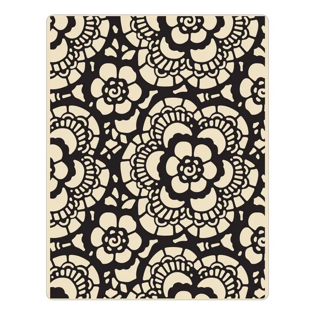 sizzix-texture-fades-lace-pr-gefolder-tim-holtz-spitze image 1