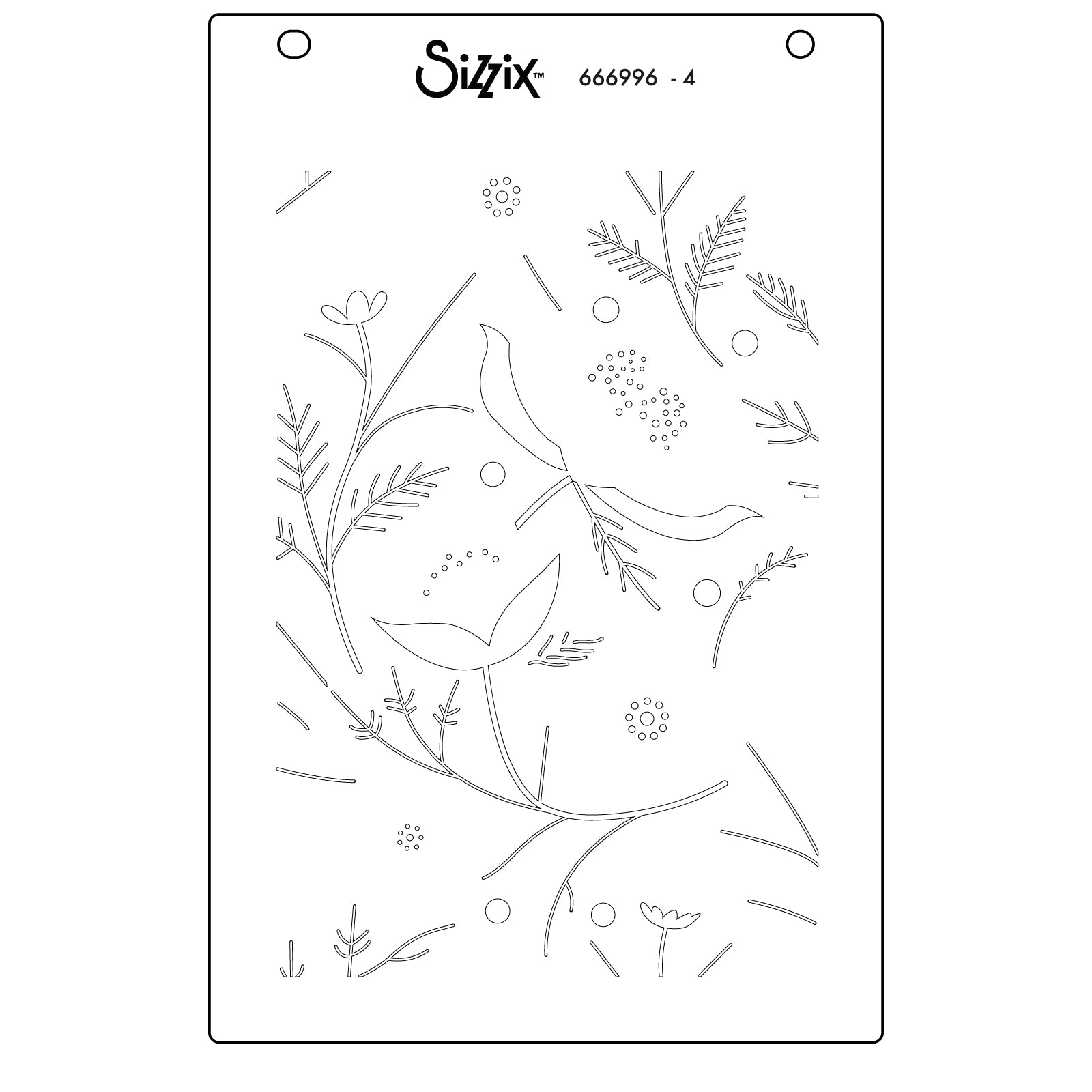 sizzix-layered-stencils-happy-garden-2-schablonen-a6-4er-blumen image 5