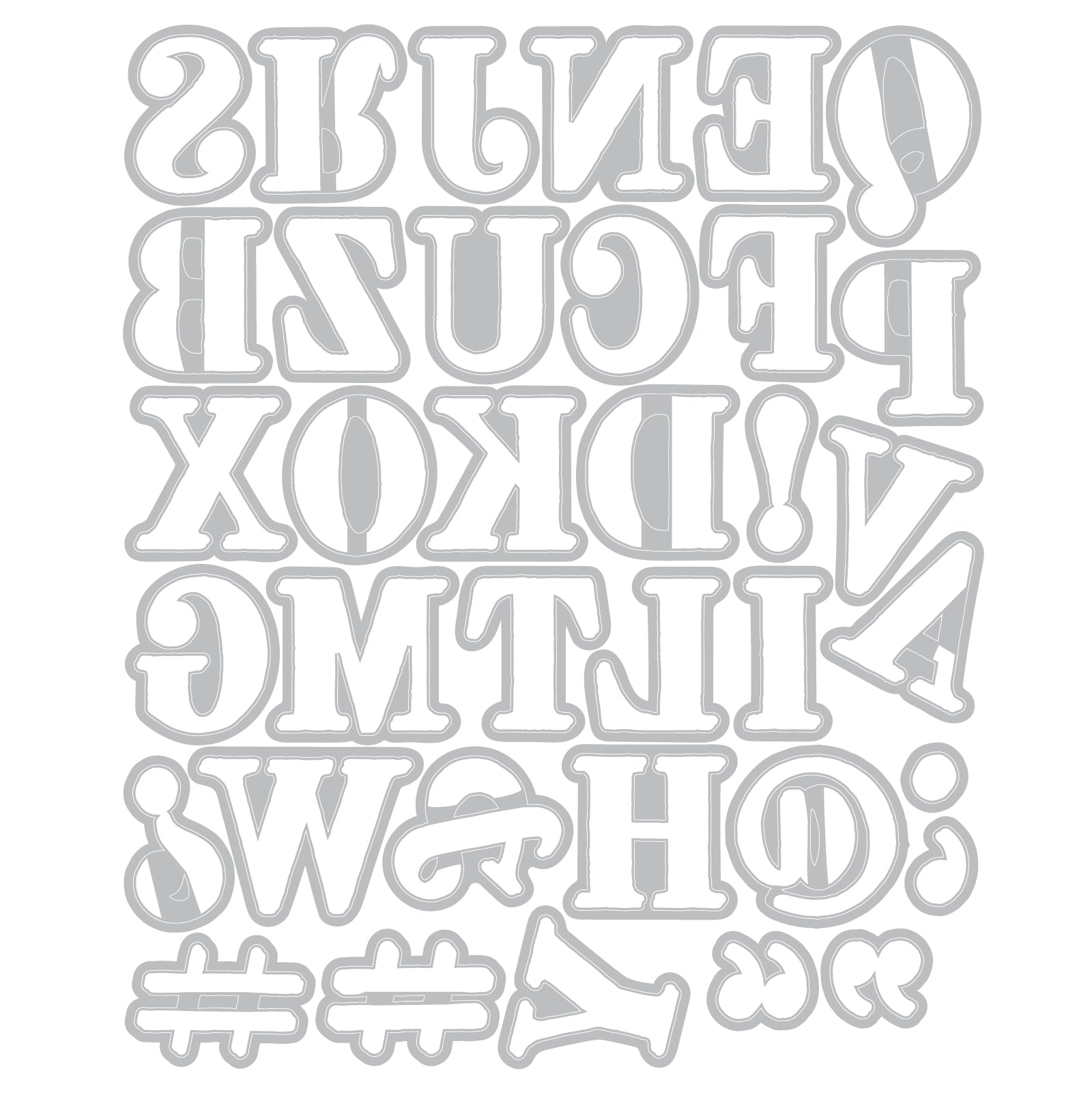 sizzix-thinlits-lino-type-revival-stanzschablonen-36tlg image 4