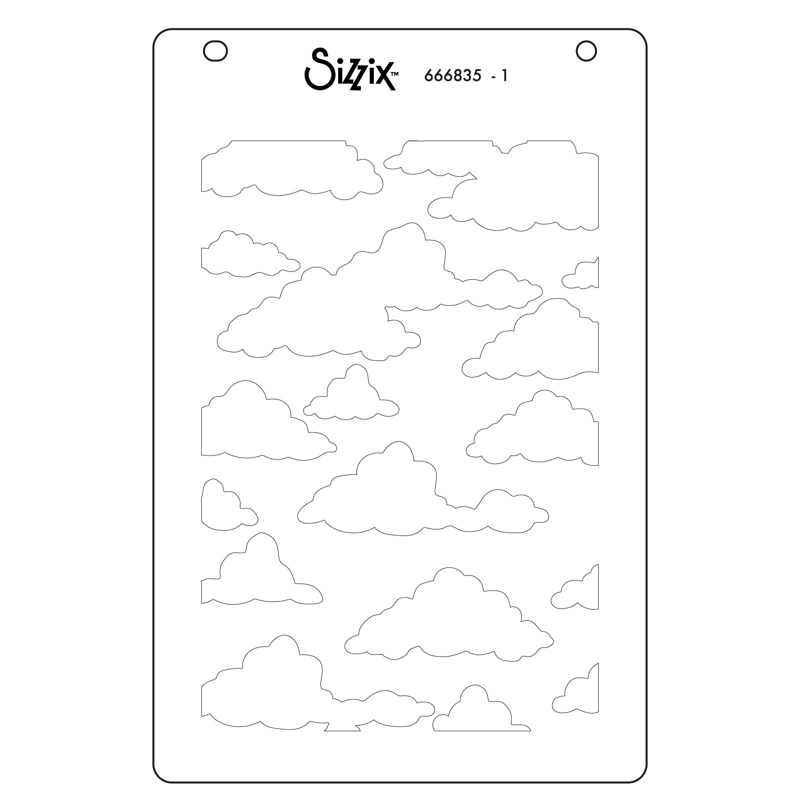 sizzix-layered-stencils-in-the-clouds-schablonen-a6-4er-wolken image 3