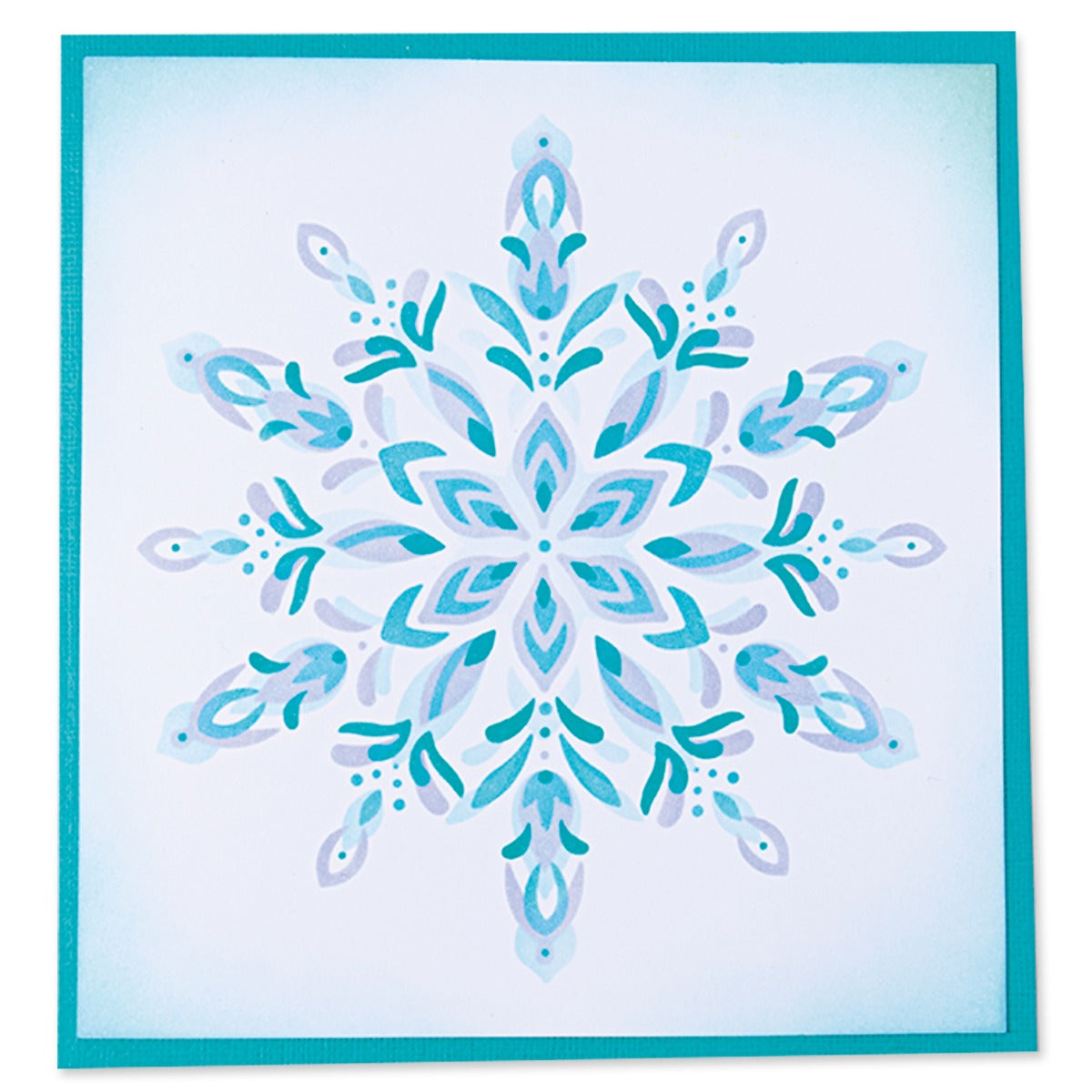 sizzix-layered-stencils-schablonen-snowflake-4er-winter image 1
