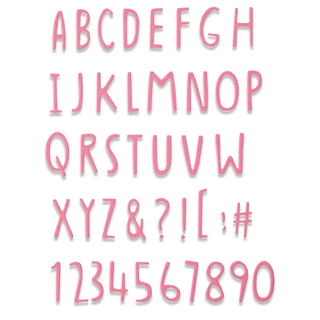 sizzix-thinlits-hand-drawn-alphabet-stanzschablone-buchstaben image 1