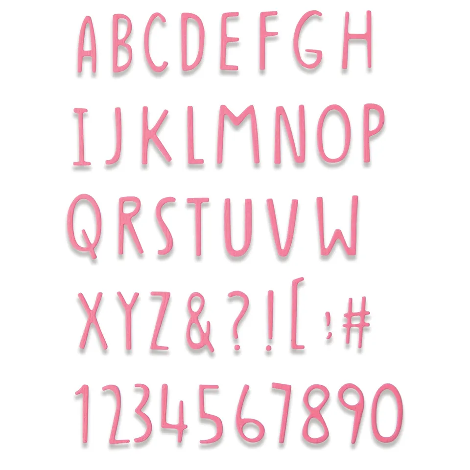 sizzix-thinlits-hand-drawn-alphabet-stanzschablone-buchstaben image 1
